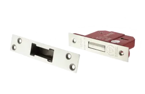Atlantic 3" CE Elite 5 Lever Key Deadlock (Satin Chrome)