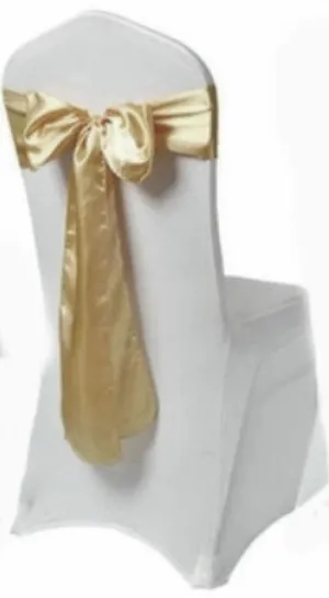 Champagne Satin Sash