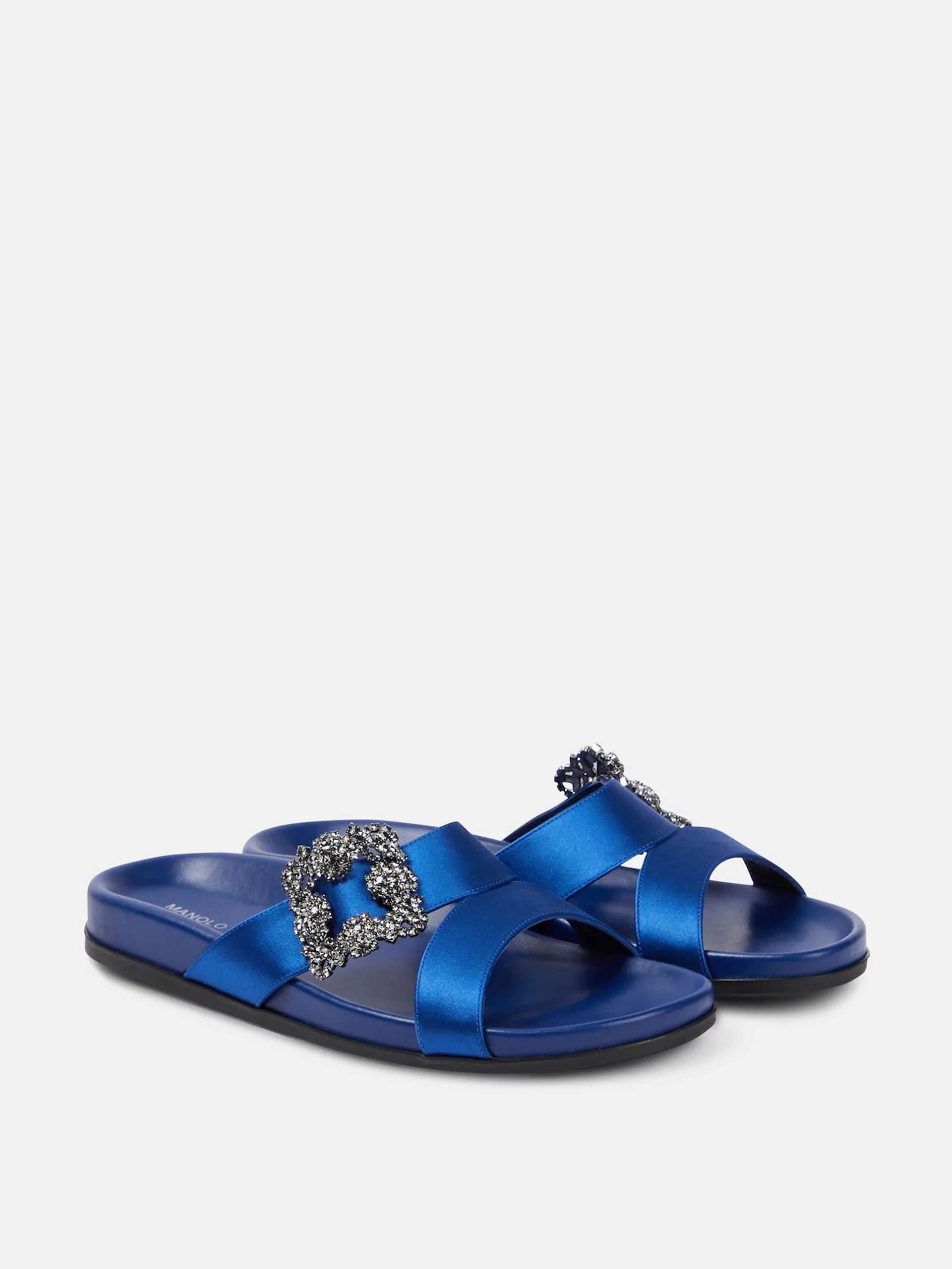 Chilanghi embellished satin sandals