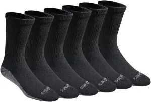 Dickies Men's Dri-Tech Original Moisture Control Crew Socks, Available in M-XXL (6, 12, 18 Pairs)
