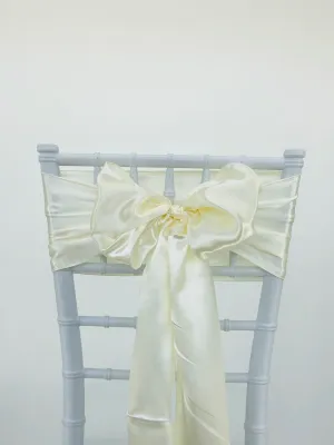 Ivory Satin Sashes