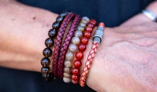 Leather Pipe Bracelet