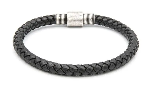 Leather Pipe Bracelet