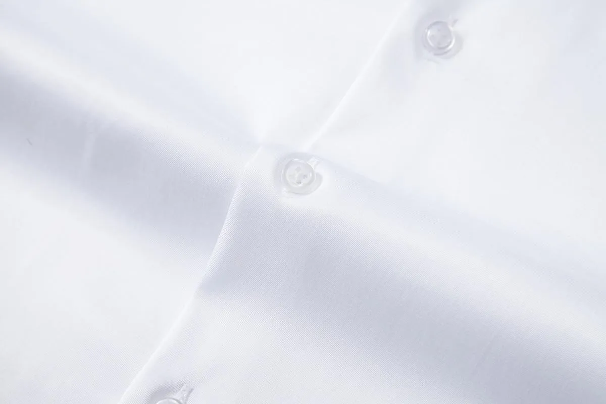 Men's Dress Shirts Formal Slim Fit Stretch Long Sleeve Button Down Shirt for Men Wrinkle Free Collar Business Shirts