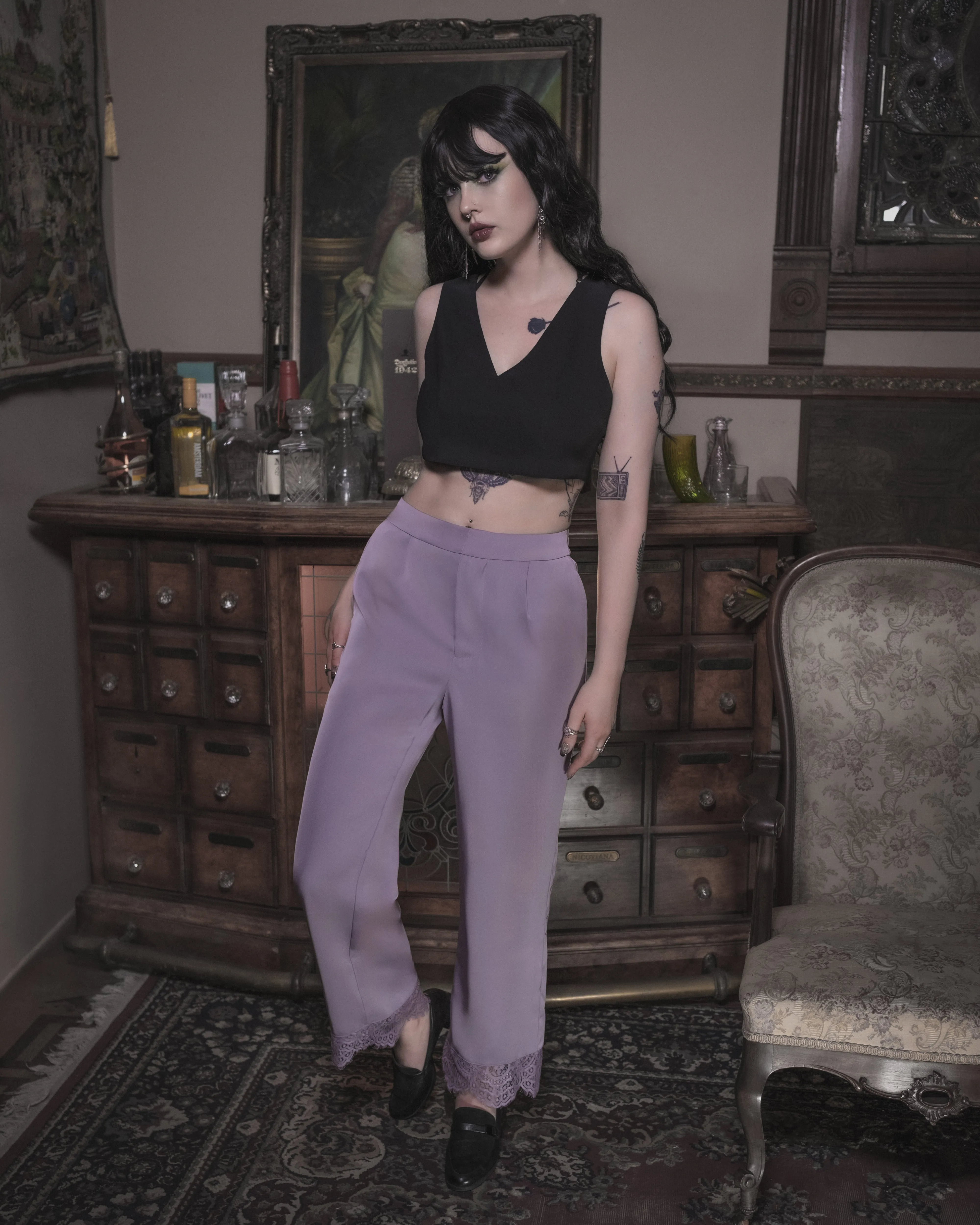 Nightshade Lace Pants