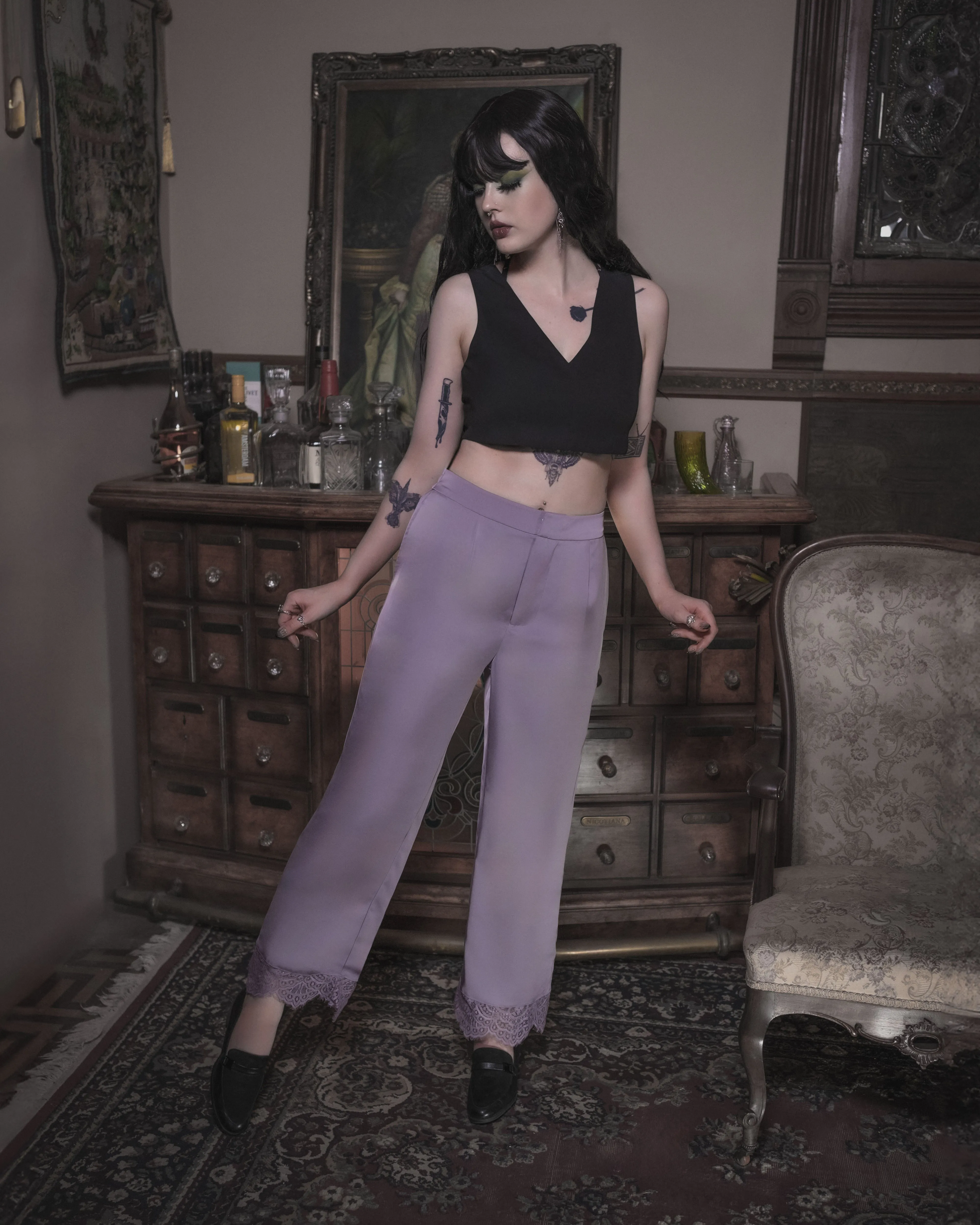Nightshade Lace Pants
