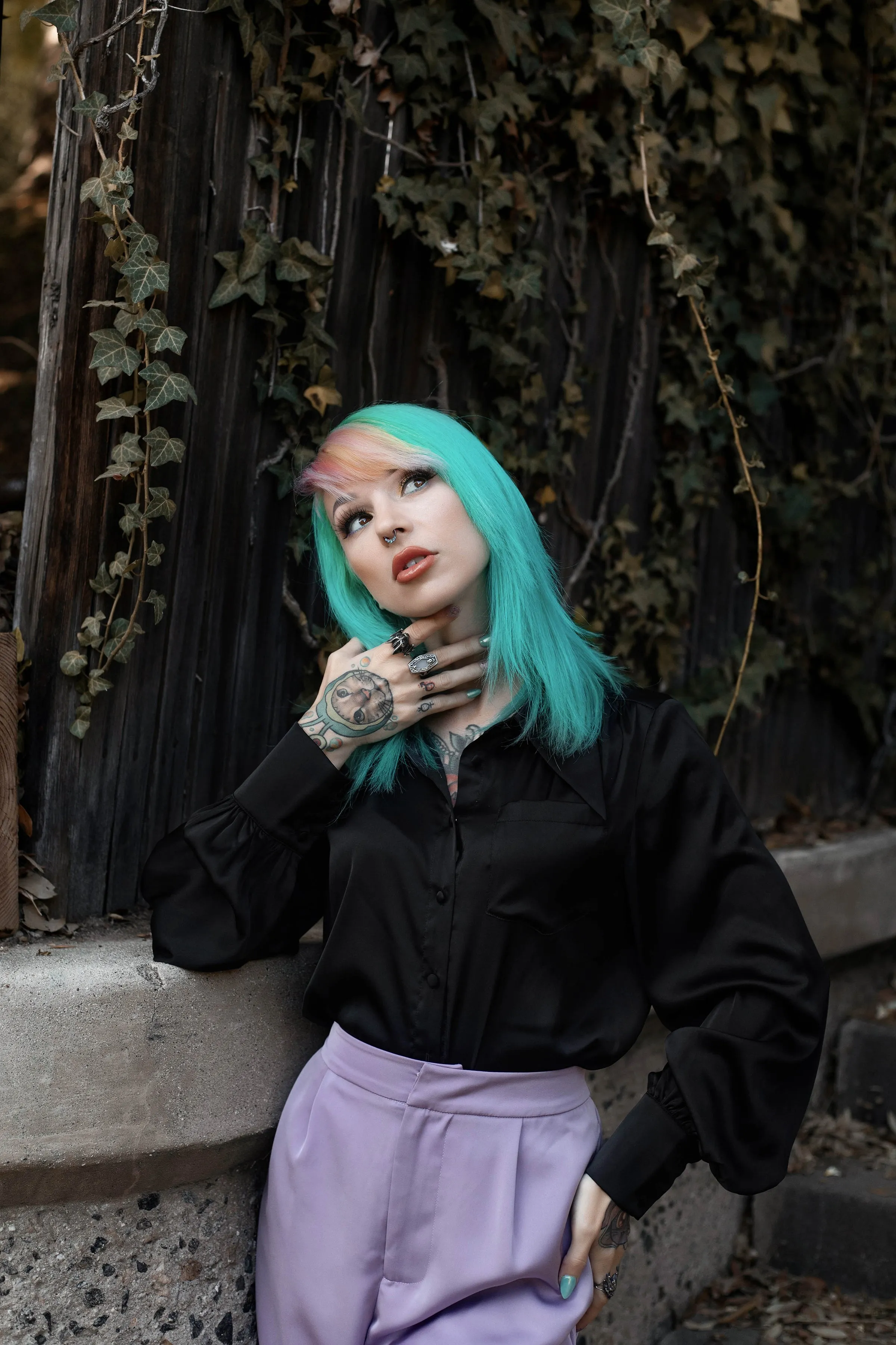 Nightshade Lace Pants