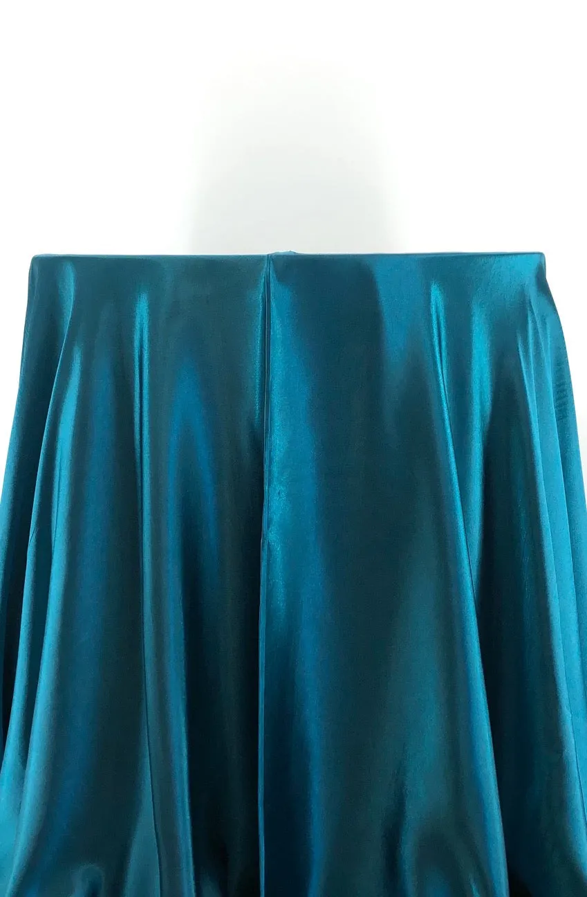 Peacock Satin Tablecloth