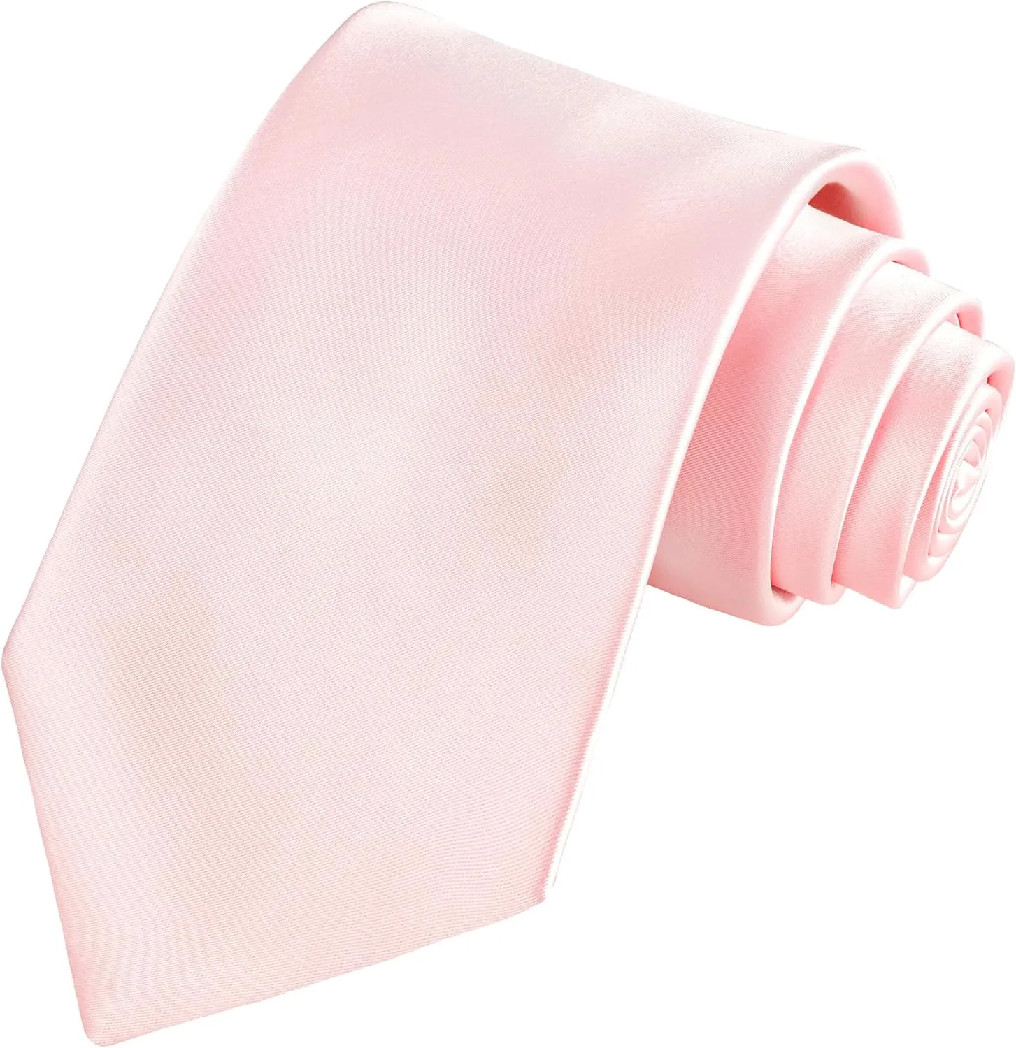 TIE G Solid Satin Woven dyed Color Formal Necktie and Pocket Square Sets in Gift Box