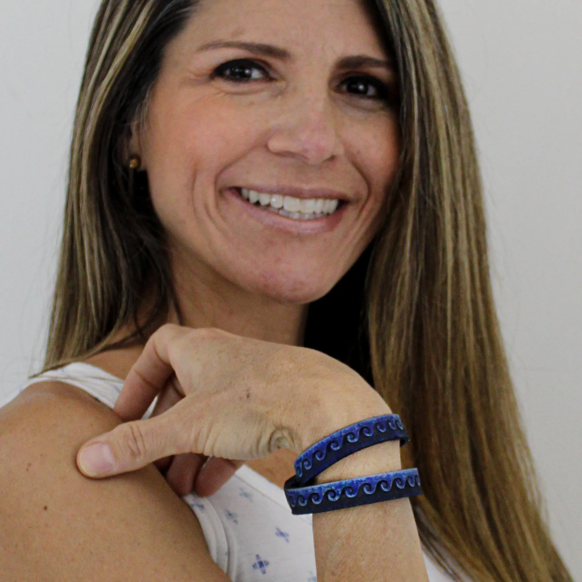 Women's Leather Wrap - Tidal Wave Wrap